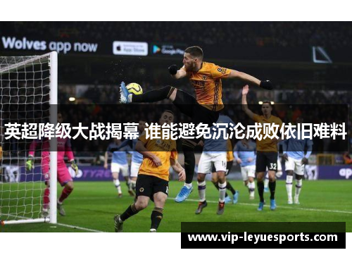 英超降级大战揭幕 谁能避免沉沦成败依旧难料