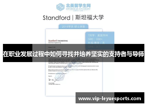在职业发展过程中如何寻找并培养坚实的支持者与导师