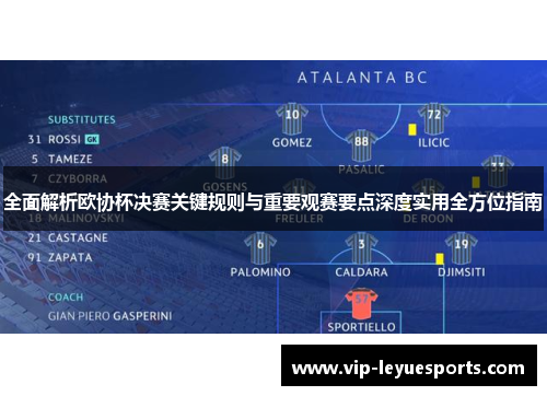 全面解析欧协杯决赛关键规则与重要观赛要点深度实用全方位指南